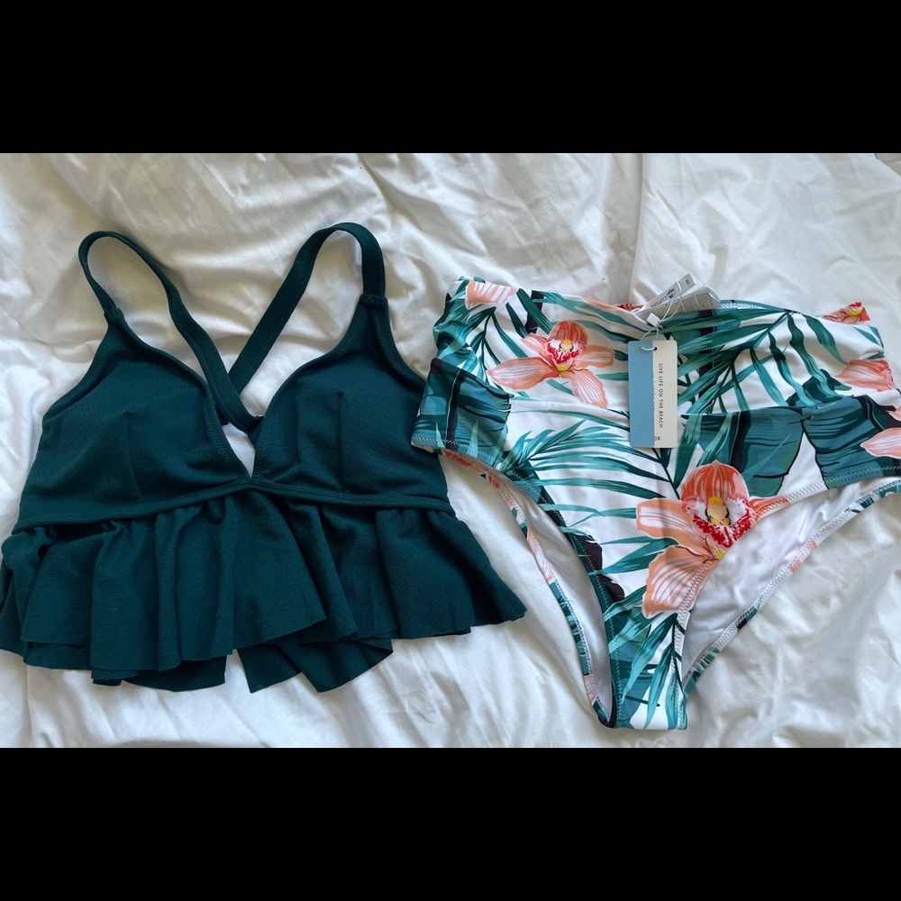 Cupshe high waisted swimsuit (New!)